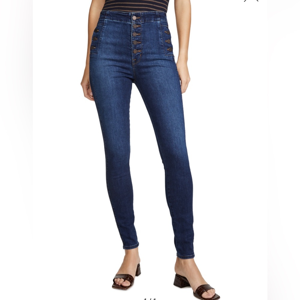 J Brand Natasha Sky High Skinny Jeans Size 26 - Never Worn